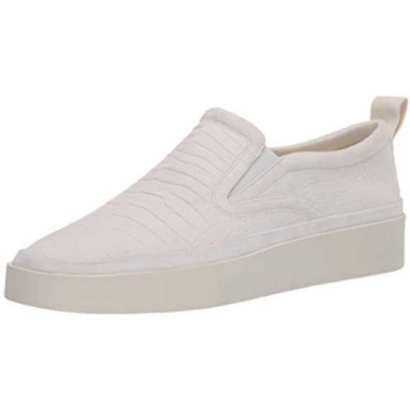 Via Spiga Markie Milk Leather Platform Sneakers - Picture 1 of 6